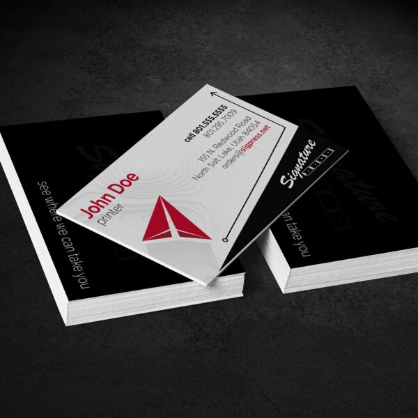 Double Sided Horizontal Business Card Thumbnail