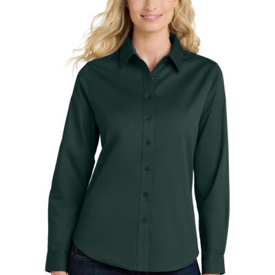 Ladies Long Sleeve Easy Care Shirt CLOSEOUT Thumbnail